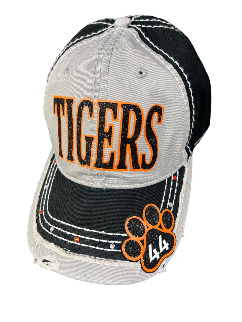 Team Oder Schule Mit Pfotenhut - Passen Sie Ihren Farben An Personalisieren Die Schulmaskottchenfarben von BlingirlSpirit