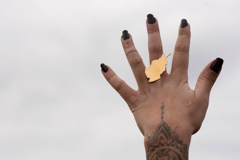 Der Watan Afghan Map Ring Der Watan Afghan Map Ring von Blingistan