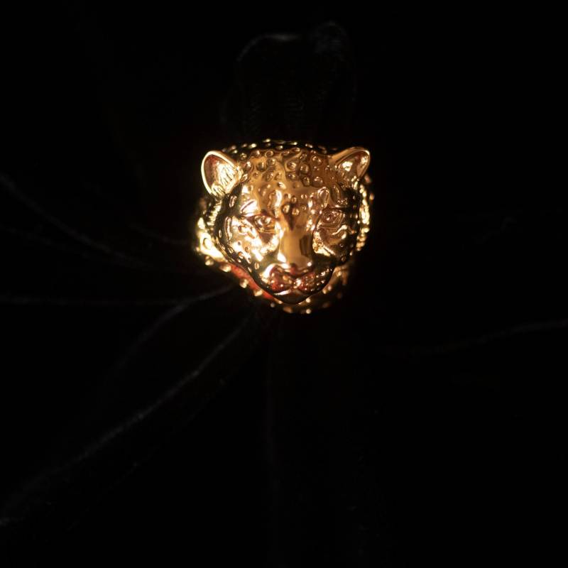 Palang Snow Leopard Unisex Statement Ring Palang Snow Leopard Unisex Statement Ring von Blingistan