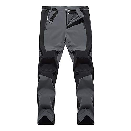 Arbeitshose Herren Winddicht Warm Gefüttert Skihose Winddicht Wasserdicht Arbeitshose mit Taschen Tactical Hose Snowboardhose Baumwollhose Skihose Jogginghose Damen Thermo Sporthose von Blingko