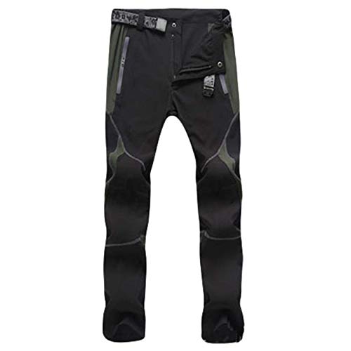 Arbeitshosen Männer Herbst Winter Trekkinghose Reißverschluss Taschen Hose Jogger Cordhose Stretch Slim Fit Fitnesshose Outdoor Tactical Hose für Jagd Wandern Camping von Blingko