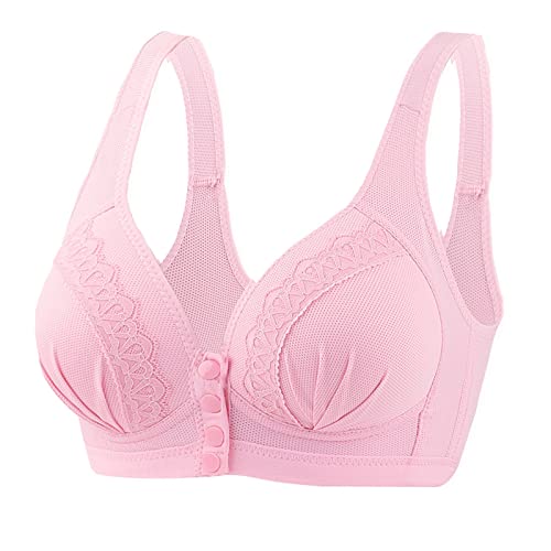 Blingko BH Damen mit Bügel Grosse Grössen Rot Gepolstert V-Ausschnitt BHS Tief Ausgeschnittener Dessous Maximizer für Kleine Brüste Bra Damen Camisol Female Pad Sportswear Sport BH Starker Halt Damen von Blingko