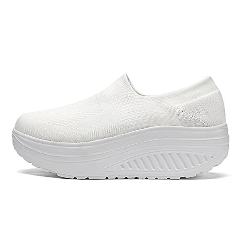 Blingko Damen Arbeitsschuhe rutschfeste Leichtgewichts Atmungsaktiv Sportschuhe Outdoor Sportschuhe Fitnessschuhe Sommerschuhe Teenager Mädchen Schuhe Damen Sneaker von Blingko