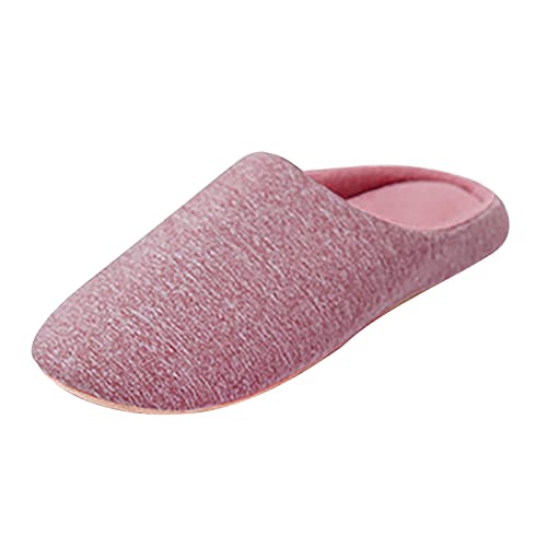 Blingko Damen Hausschuhe Plüsch mit Memory Foam für Sommer Herbst Plüsch Warme Paare Slippers Hausschuhe Memory Foam waschbare Baumwolle Adventskalender 2022 Pantoffeln Damen von Blingko