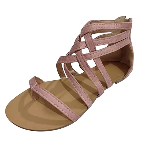 Blingko Damen Sandaletten Glitzer Strass Peep Toe Flip Flop Plateau Strandschuhe Leicht Bequem Sommersandalen Vintage Sexy Sandalen Schnalle Freizeitschuhe Sandalen Damen mit Absatz Elegant von Blingko