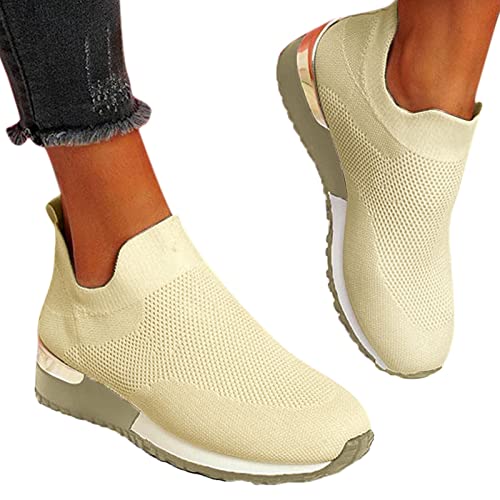 Blingko Damen Sneaker Trainer für Outdoor Fitness Gym Walkingschuhe Einzelschuhe Walkingschuhe Leichte Laufschuhe Damen Schuhe Sneaker Elegant Sport Shoes Damen von Blingko