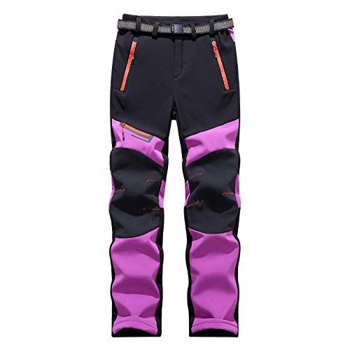 Blingko Damen Wanderhose Outdoorhose Winddicht Wasserdicht Arbeitshose Lange Regular Fit Thermohose Funktionshose Snowboardhose für Männer Winter Skihose Snowboardhose Trekkinghose von Blingko