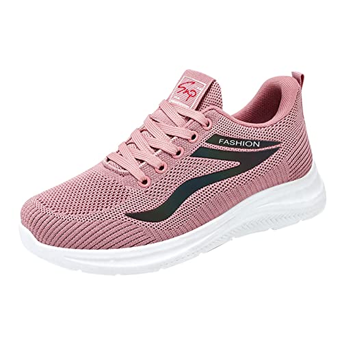 Blingko On Schuhe Damen Leichte Atmungsaktiv Sportschuhe Turnschuhe Outdoor Schuhe für Fitness Jogging Dämpfung rutschfest Bequeme Damen Sneaker Schwarz Sneaker Damen mit Glitzer Damen-Sneaker von Blingko