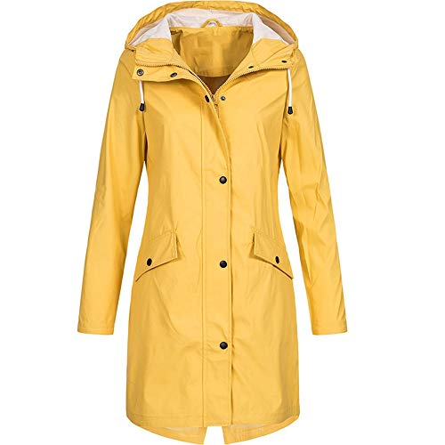 Blingko Regenjacke Damen Lang, 100% Wasserdicht, Atmungsaktiv Regenmantel Travel Regen Poncho Regen Zubehör für Damen Herren Regenbekleidung Regencape für Wandern Radfahren Camping Reisen von Blingko