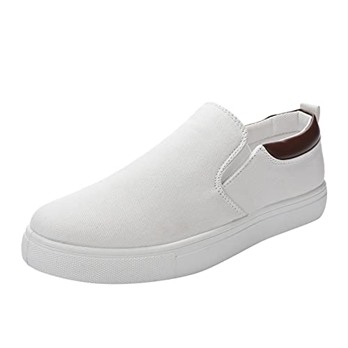 Blingko Schuhe Herren FrüHling Fitness Straßenlaufschuhe Sneaker & Sportschuhe für Herren Walkingschuhe Freizeitschuhe Laufschuhe Turnschuhe Herren Wasserdicht Sneaker Herren Weiss von Blingko