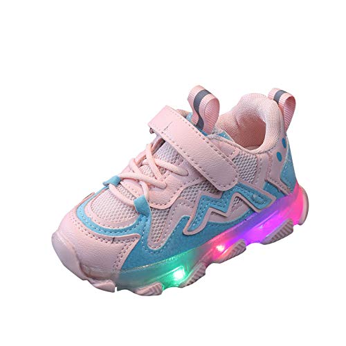 Blingko Schuhe Kinder Schuhe Mädchen Jungen Laufschuhe Shoes Kleinkind Flash Schuhe Wanderschuhe Fitnessschuhe Schuhe Kinder Jungen Sneaker Kinder 30 Weis von Blingko