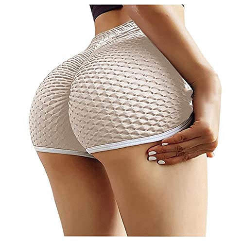 Blingko Scrunch Butt Leggings Damen, Slim Fit High Waist Yogahose Bauchkontrolle Booty Lift Yogahose mit Bauchkontrolle Sportshort Wanderhosen Angenehm Leggins Hose für Sport & Alltag von Blingko