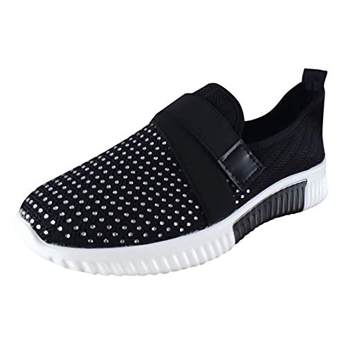 Blingko Sneaker Damen Freizeitschuhe Sportschuhe Laufschuhe Turnschuhe Fitness Straßenlaufschuhe Leichte Atmungsaktiv Sportschuhe Sneaker Damen Sneaker Sommersneackers Damen-Sneaker von Blingko