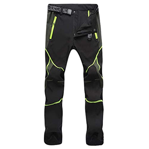 Blingko Thermohose Herren Lange Regular Fit Softshellhose Einfarbige Freizeithose Taschenhose Jogger Cordhose Fitness Sport Stretchbundhose Vintage Cargo Hose mit Kordelzug und Seitentasche von Blingko