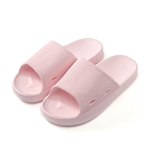 Cozy Slides Original, Superweiche Hausschuhe Non-slip Thick Sole Quick-Drying Bathroom Sandals Mens Thick Pillow Sliders Slippers Schnell Trocknend Badesandalen Sommer Elegant Slides Badesandalen von Blingko