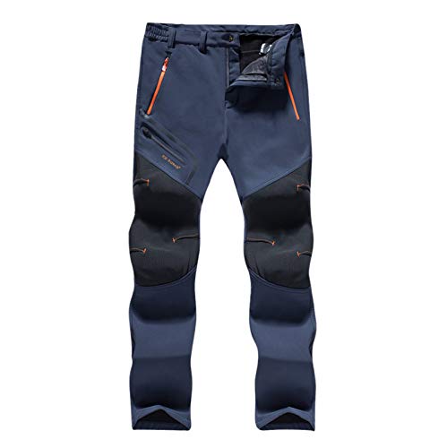 Jogginghose Herren Wasserdicht Softshellhose Winddicht Wasserdicht Arbeitshose Verdickte Warm Trekkinghose Funktionshose Cargo Freizeithose für Männer Skihose Jogginghose Damen Thermo Sporthose von Blingko