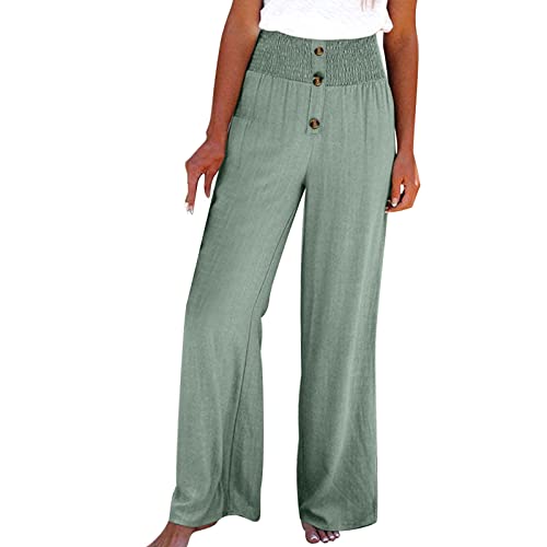 Sommer Hose Damen, Fitness-Jogginghose Loose Schlupfhose Baggy Sweathose Strandhose Lang Flatterhose Hüfthose Bunte Chino Hose Hosenrock Casual Wear Haremshose/Yogahose/Arbeitshose von Blingko