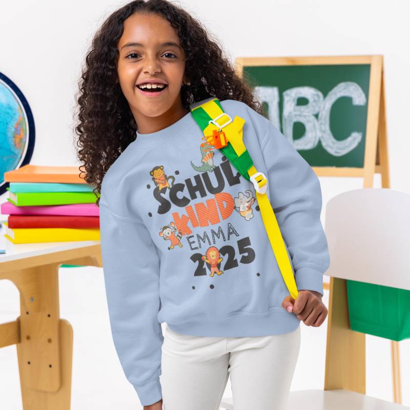 Personalisierter Kinder Pullover, Geschenk Zum Weihnachten & Geburtstag, Schulkind Erinnerung Pulli, Sweatshirt Name von BlingweltStudio