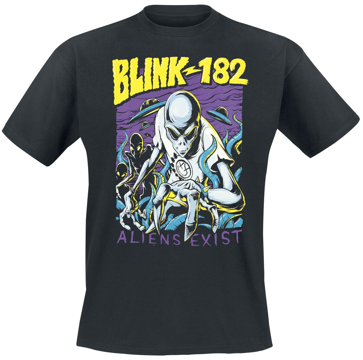 Blink-182 Aliens Exist T-Shirt schwarz in XL von Blink-182