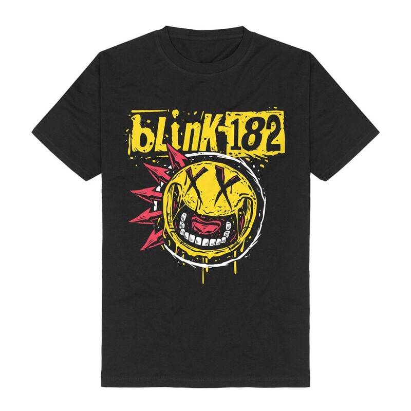 Blink-182 Punk Smile T-Shirt schwarz in XL von Blink-182