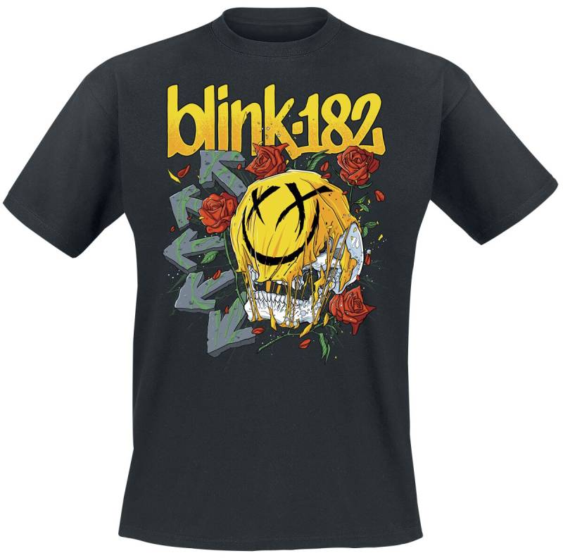Blink-182 Skull Smile T-Shirt schwarz in M von Blink-182