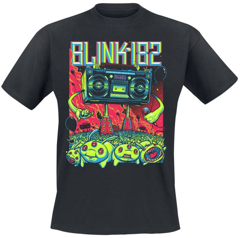 Blink-182 Superboom T-Shirt schwarz in XXL von Blink-182