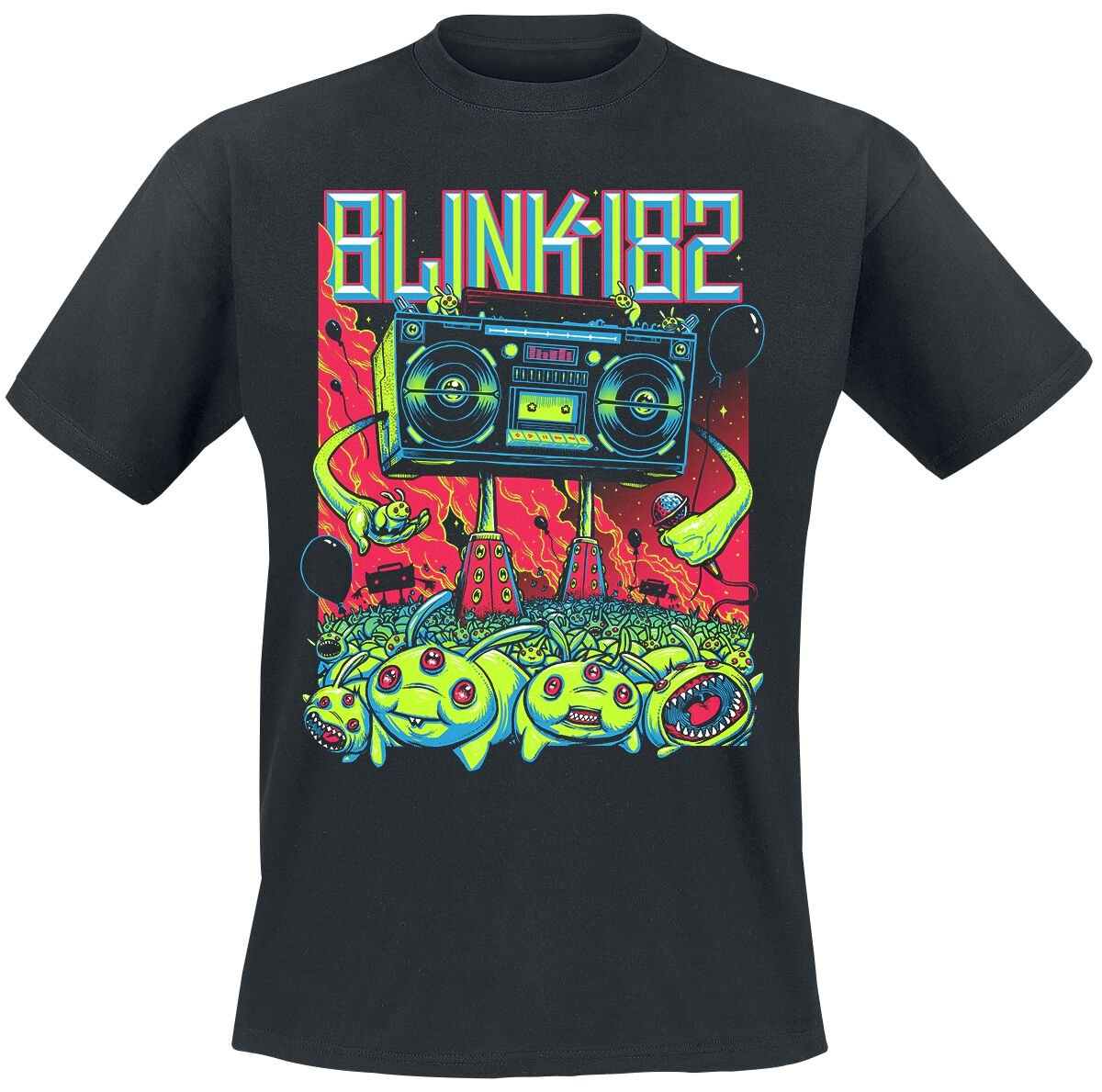 Blink-182 T-Shirt - Superboom - S bis 3XL - für Männer - Größe M - schwarz  - Lizenziertes Merchandise! von Blink-182