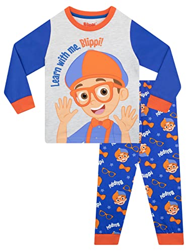 Blippi Jungen Schlafanzug Mehrfarbig 110 von Blippi