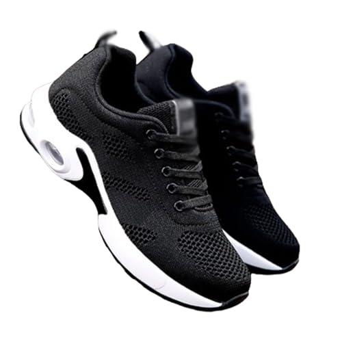 Blissbuilt Jazzschuhe Damen Lace Up Tanzsneaker - Mode Mesh Lace Up Schuh Freizeit Training Sneake Dancesneaker,Leichte Atmungsaktiv Schuhe für Gymnastik Sport Fitness Trainings Hallen Aerobic Yoga von Blissbuilt