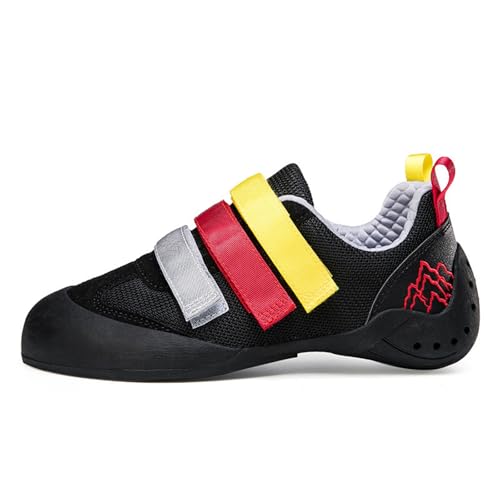 Blissbuilt Kinder Boulderschuhe Kletterschuhe Herren Damen,Leicht Atmungsaktiv rutschfeste Sportschuhe,Sneakers mit geringem Volumen Einfaches An- und Ausziehen,Für Indoor-Anfänger Fitnessstudio von Blissbuilt