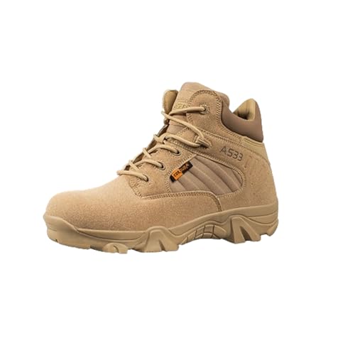 Blissbuilt Verschleißfest Militärstiefel taktische Wanderstiefel atmungsaktiv Desert Boots Rutschfeste Ultralight Sportschuhe Arbeit Stiefel Knöchelhoch für alle Outdoor-Aktivitäten von Blissbuilt