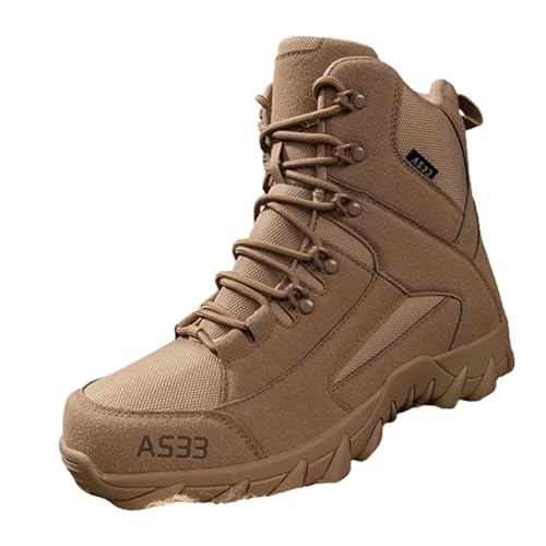 Blissbuilt Verschleißfest Militärstiefel taktische Wanderstiefel atmungsaktiv Desert Boots Rutschfeste Ultralight Sportschuhe Arbeit Stiefel Knöchelhoch für alle Outdoor-Aktivitäten von Blissbuilt