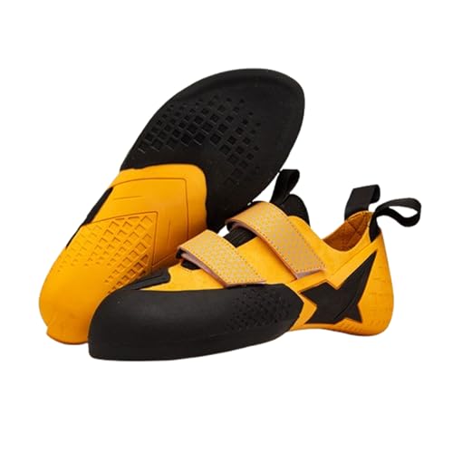 Boulderschuhe Herren Damen ,Jugend Klettern Bouldern Trainingsschuhe,Leichte atmungsaktive Kletterschuhe -Wanderschuhe mit Doppelriemenverschluss - Indoor-Kletterschuhe Für Kind Erwachsene Anfänger von Blissbuilt