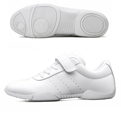 Damen Tanzschuhe Jazz Tanzsneaker Yoga Trainingschuhe Leicht Bequem Schuhe Atmungsaktiv Sportschuhe Jungen Mädchen Cheerleading Schuhe für Modern Tanz Jazz Tango Gymnastik von Blissbuilt