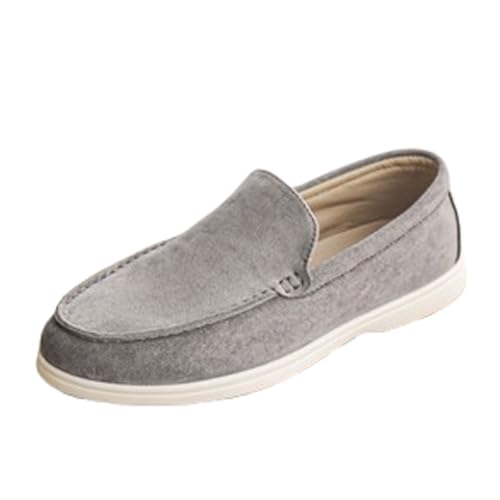 Loafer Herren Wildleder Penny Loafers,GemüTlich Fahrende Schuhe Mokassin Slippers ,Herrenschuhe Slipper Modische Herrenschuhe Mit Einem Fuß Und SteigbüGel Einfarbig Sneaker zum Wandern,Dressy EU39-45 von Blissbuilt