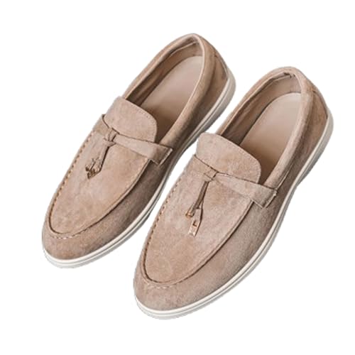 Loafer Herren Wildleder Penny Loafers,GemüTlich Fahrende Schuhe Mokassin Slippers ,Herrenschuhe Slipper Modische Herrenschuhe Mit Einem Fuß Und SteigbüGel Einfarbig Sneaker zum Wandern,Dressy EU39-45 von Blissbuilt