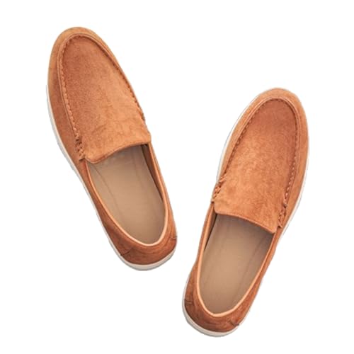 Loafer Herren Wildleder Penny Loafers,GemüTlich Fahrende Schuhe Mokassin Slippers ,Herrenschuhe Slipper Modische Herrenschuhe Mit Einem Fuß Und SteigbüGel Einfarbig Sneaker zum Wandern,Dressy EU39-45 von Blissbuilt
