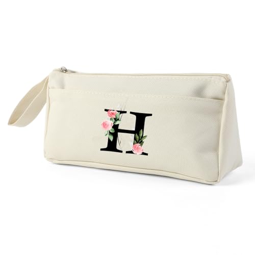 Blisswave Original Federmäppchen, A-Z Personalisierte Mäppchen mit Namen, Einfachem und Modernem Stil modischer Bleistifttasche, geeignet für Geschenke an Lehrer, Schüler, Kollegen und Schwestern von Blisswave