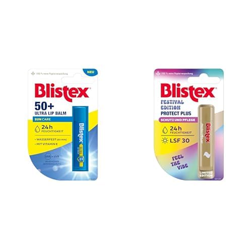 Bundle aus Blistex Sun Ultra Lip Balm + Blistex Protect Plus Festival Edition von Blistex