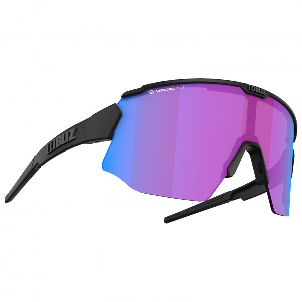 Bliz - Breeze Nano Optics NL Cat: 2 VLT 22% + Cat: 3 - Fahrradbrille lila von Bliz