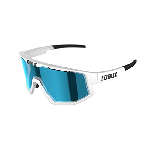 Bliz Damen, Herren Sonnenbrille Vision matt white-smoke with blue multi Einheitsgröße von Bliz