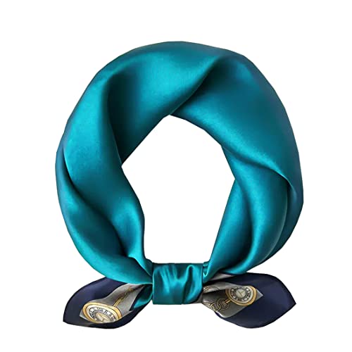 Bllatta Seidenschal Damen 100% Seide Schal Halstuch Seidentuch Scarf Bandana Taschentuch Ansatz Handgelenk Verpackungs von Bllatta