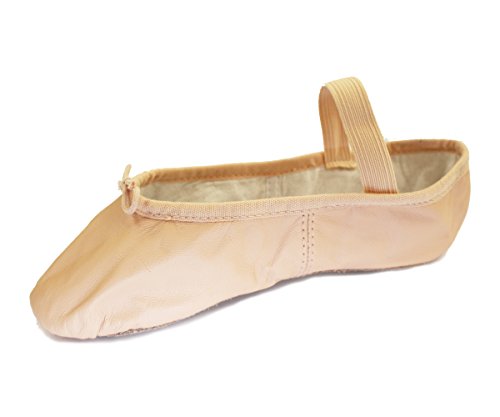 (S0209) Bloch Arise Leder Ballettschuh Rosa EU 38 C UK Ad 5 C von Bloch