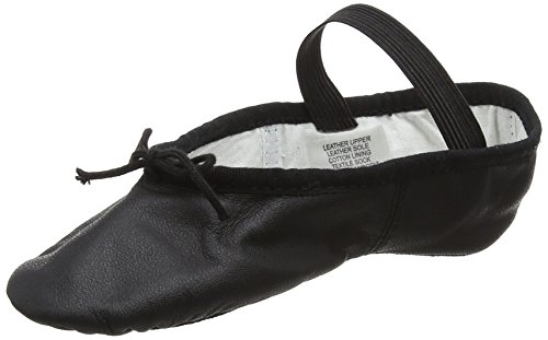 (S0209) Bloch Arise Leder Ballettschuh Schwarz EU 32.5 C UK 13.5 C von Bloch