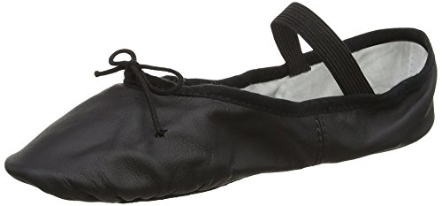 (S0209) Bloch Arise Leder Ballettschuh Schwarz EU 33 C UK 1 C von Bloch