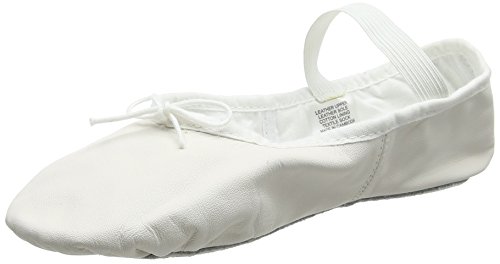 (S0209) Bloch Arise Leder Ballettschuh Weiß EU 38 B UK Ad 5 B von Bloch