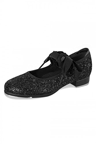 Bloch 351G Black Glitter Tap Shoes LH 13s von Bloch