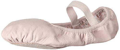 Bloch Dance Damen Belle Vollsohle Leder Ballettschuh Slipper Tanzschuh, Pinkes Theaterleder, 34.5 EU von Bloch