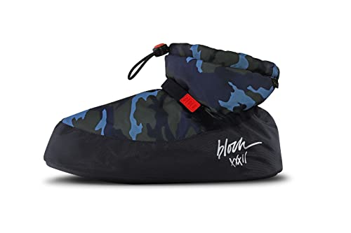 Bloch Damen Knöchelwärmstiefel Stiefelette, Blauer Camouflage-Muster, Large von Bloch