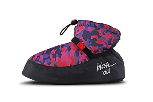 Bloch Damen Stiefel-Slipper zum Aufwärmen am Knöchel Stiefelette, Pink Camo Print, Large von Bloch